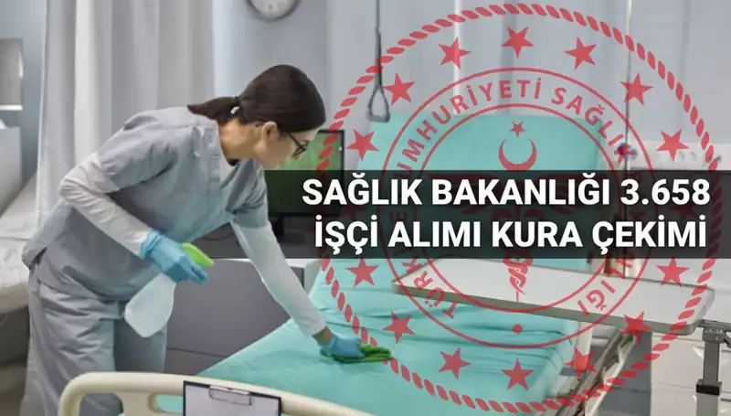 Sağlık Bakanlığı'ndan 2025'te 3.658 İşçi Alımı Kura Takvimi Açıklandı