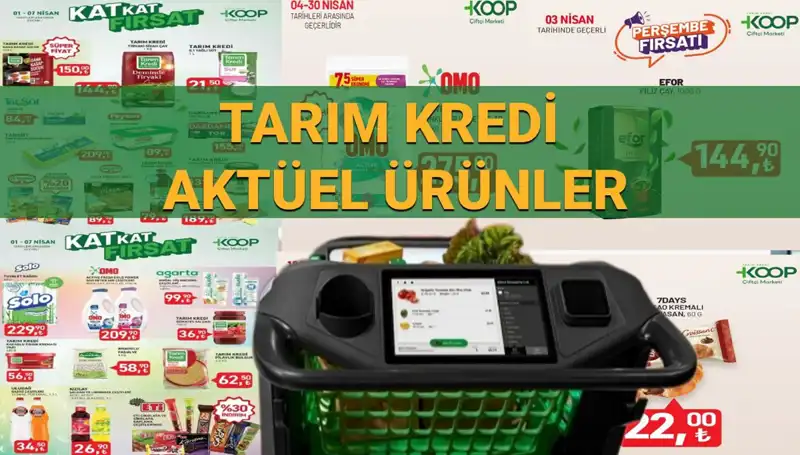 Tarım Kredi Kooperatifi Marketleri'nde Nisan İndirimleri: Temel Gıdadan Kahvaltılığa Her Şey Satışta!