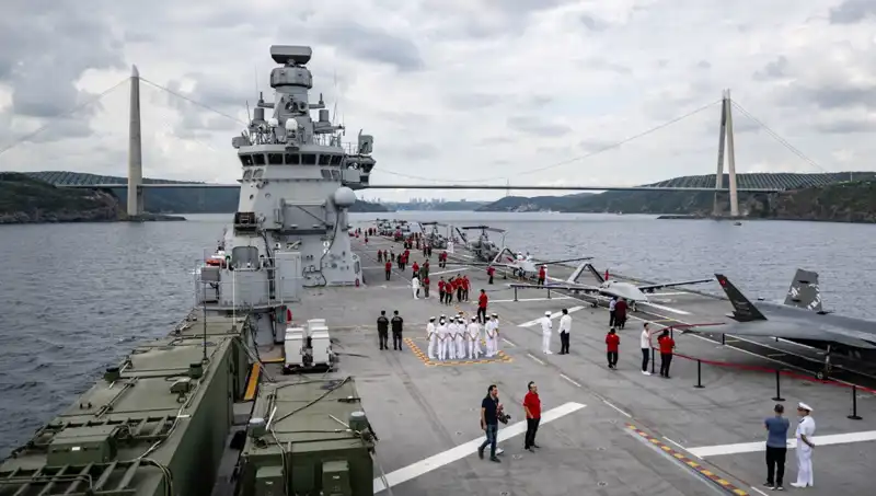 TCG Anadolu, Sarayburnu'ndan Yola Çıktı: Türkiye’nin İlk Amfibi Hücum Gemisi